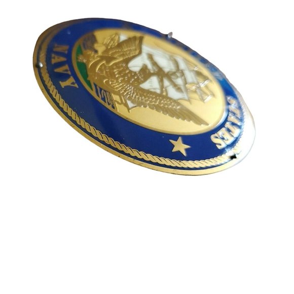 USS Bottineau Metal Wood Navy Plaque, WWII M.M. Burgie MoMM 3-C - Picture 4 of 6